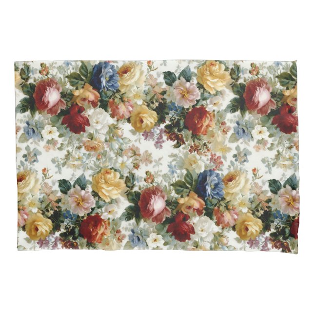 Romantic Rose Garland Pattern  Pillow Case (Front)