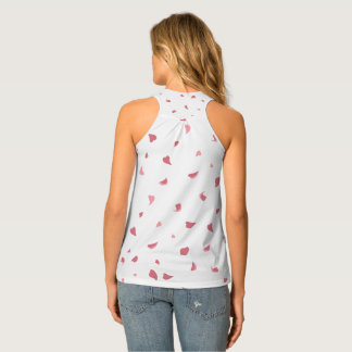 Romantic Rose Petals Design Happy Valentine’s Day Tank Top