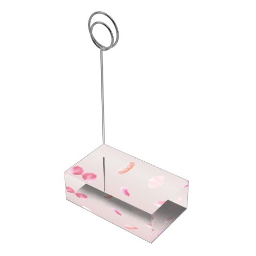 Romantic Rose Petals Table Number Holder