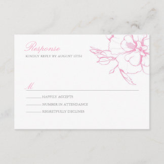 Romantic Rose Response Cards