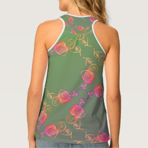 Romantic Rose Women's Tank Top