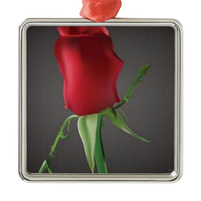 romantic rosebud vector ornament