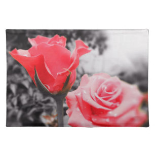 Romantic Roses Cloth Placemat