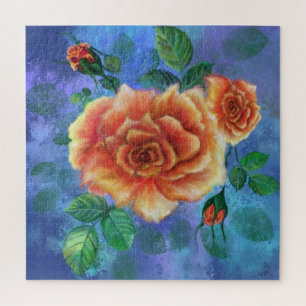 Romantic Roses Jigsaw Puzzle - Vintage