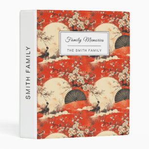 Romantic Sakura Kimono Couple Pattern (1) Mini Binder