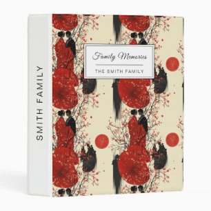 Romantic Sakura Kimono Couple Pattern (4) Mini Binder