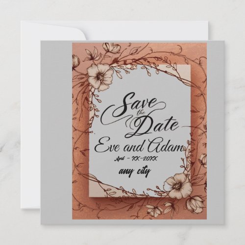 romantic save the date