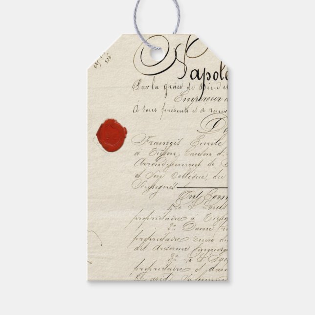 Romantic Script Journaling Tag (Front)