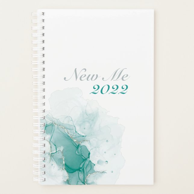 Romantic script, new me, 2022 calligraphy  planner (Front)