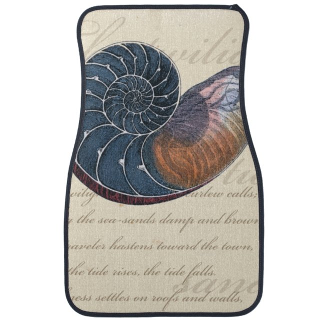 Romantic Seashell Car Mat (Front)