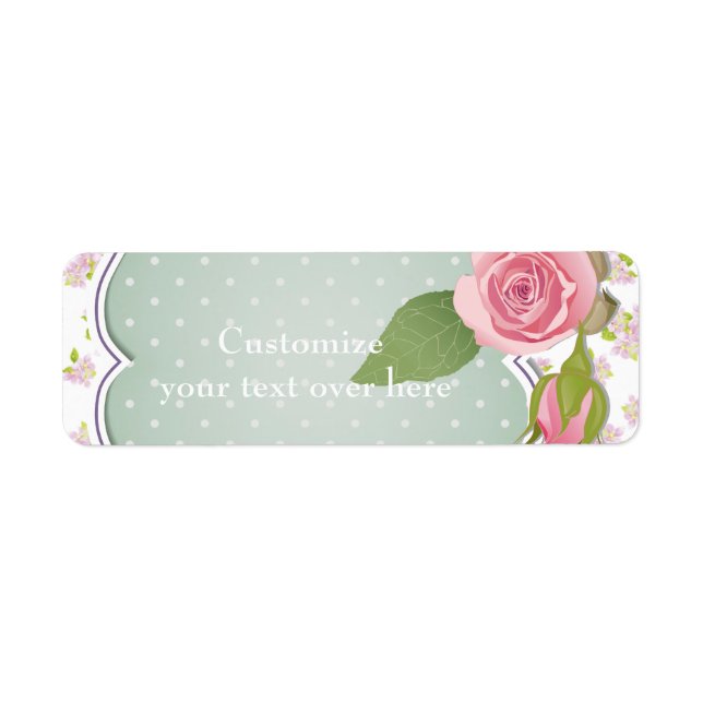Romantic Shabby chic  Address Labels (Front)