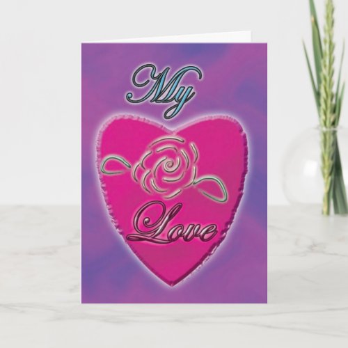 Romantic Shakespeare Valentine Holiday Card