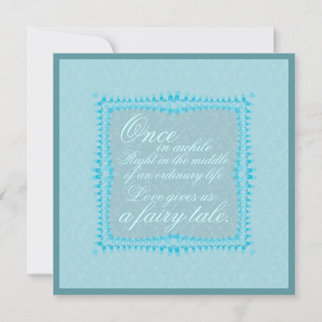 Romantic Simplicity Wedding Invitation (Front)