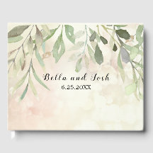 Romantic Soft Botanical Greenery Wedding