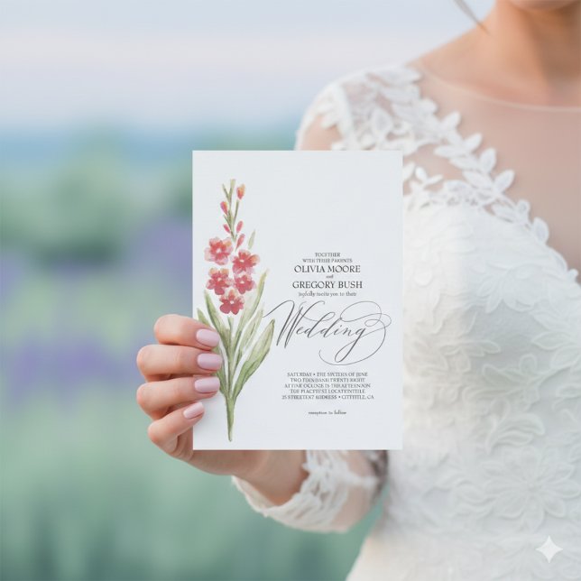 Romantic Soft Pink Flowers Summer Garden Invitation (Creator Uploaded)