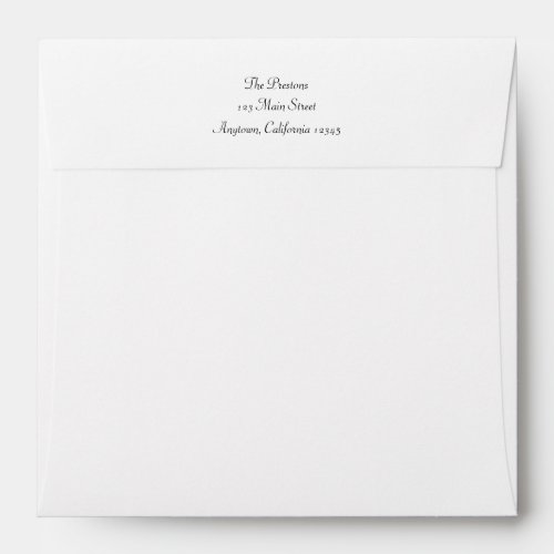 Romantic Soft Pink Wedding Envelope