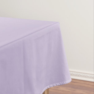 Romantic solid light lila spring decor tablecloth