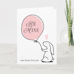 Romantic Some Bunny Loves You Valentine's Day Holiday Card