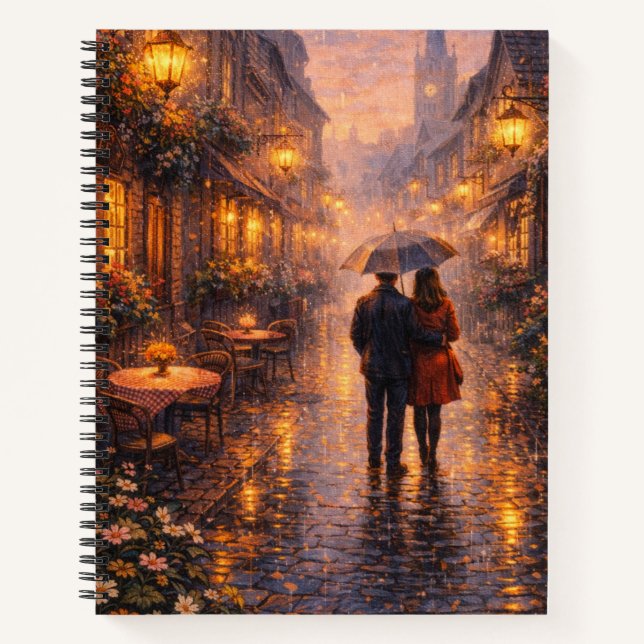 Romantic Spiral Notebook (Front)