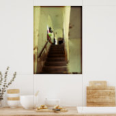 Romantic staircase in Keszthely, Hungary Poster (Kitchen)