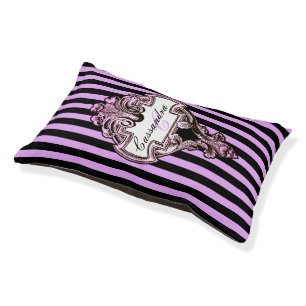Romantic Steampunk Goth Personalized Pet Bed