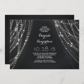 Romantic String Lights Bridal Shower Invitation (Front/Back)