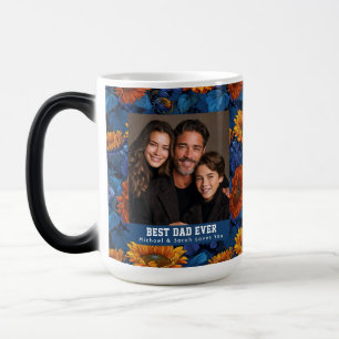 Romantic Sunflower Bouquet First Time Dad Day Iced Color Morph Mug