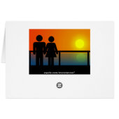 Romantic Sunset Cards (Back Horizontal)