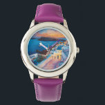 Romantic Sunset in Santorini Watch<br><div class="desc">Romantic Sunset in Santorini ,  Kids Watch</div>