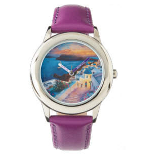Romantic Sunset in Santorini Watch