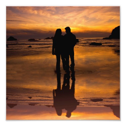 Romantic Sunset Photo Print