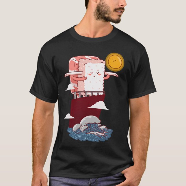 Romantic Sushi T-Shirt (Front)
