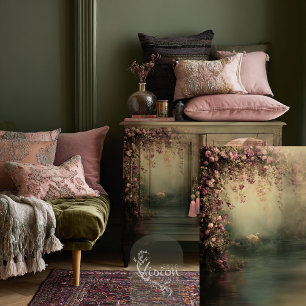 Romantic Swan Lake Ethereal Hanging Floral Tissue Paper