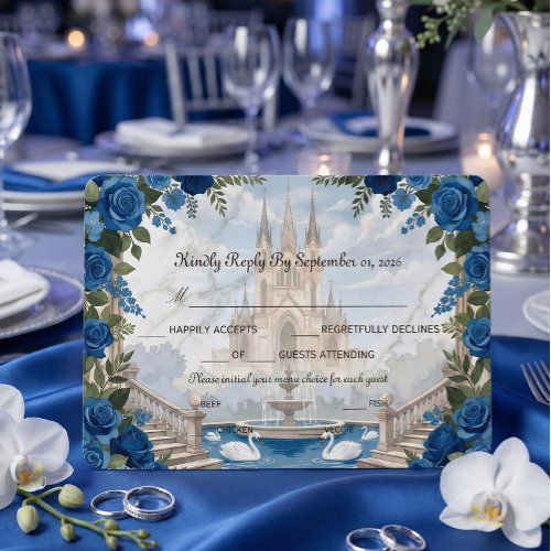 Romantic Swans Grand Staircase Fairytale