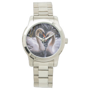 Romantic Swans in a Winter Wonderland Watch