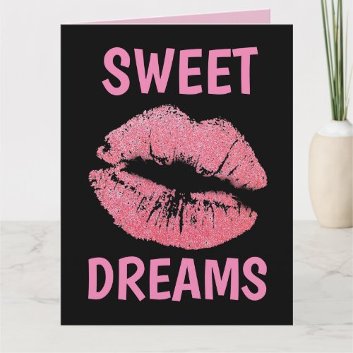 ROMANTIC SWEET DREAMS ARE MADE OF THIS CARD