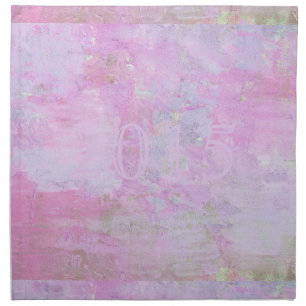 Romantic Sweet Happy New Year 2016 Soft Pink Napkin