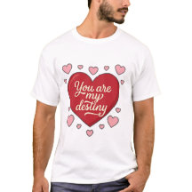 Romantic T-shirt You Are My Destiny