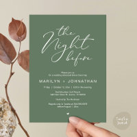Romantic The Night Before Wedding Rehearsal Dinner