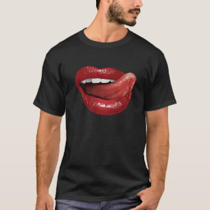 Romantic Tongue for Mom Dad boys girls men T-Shirt
