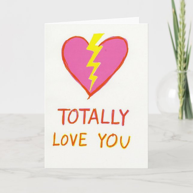 Romantic Totally Love You Card (Front)