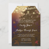 Romantic Tree Under the Stars Forest Wedding Invitation (Front)