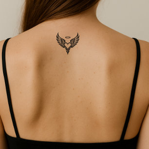 Romantic & Tribal Sheet • 11 Love-Themed Designs Temporary Tattoos