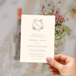 Romantic Tropical Greenery Wedding Save the Date Invitation