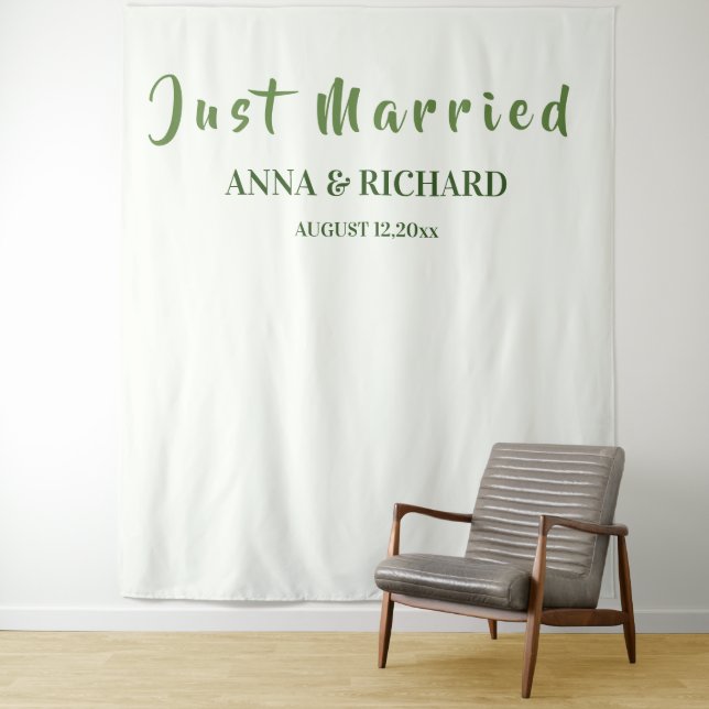 Romantic Tropical Wedding Backdrop (In Situ)