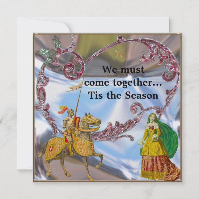 Romantic Unique Beautiful Christmas Invite (Front)