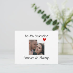 Romantic Valentine Card Add Your Own Couple Photo
