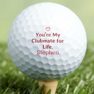Romantic Valentine Gift for Him - Love for Life Golf Balls