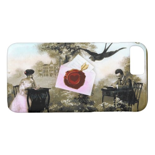 ROMANTIC VALENTINE LETTER RED WAX SEAL iPhone 87 CASE