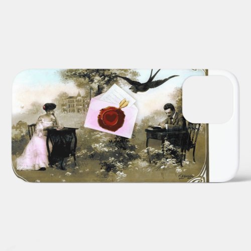 ROMANTIC VALENTINE LETTER RED WAX SEAL iPhone 12 CASE